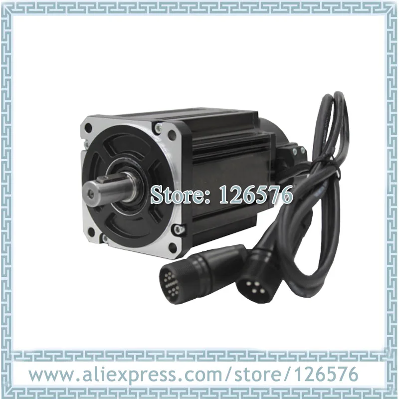 130ST-M07725 2kw AC220V AC Servo Motor 7.7N.M 2000W 2500rpm with 3 meter cable