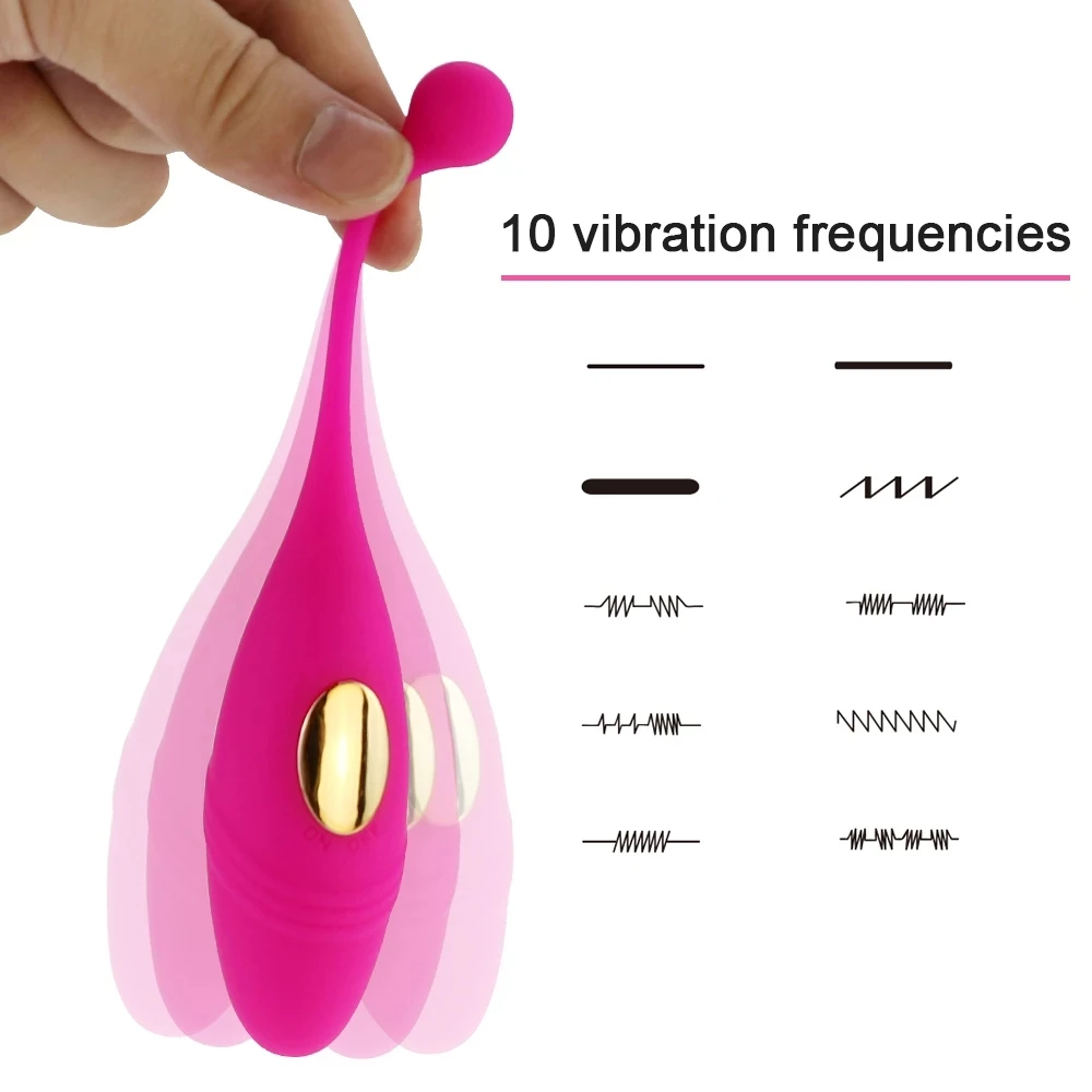 Remote Control Vibrator 10 Modes Wireless Vibrat USB Charging Panties Vibrating Balls G Spot Stimulator Adult Sex Toy Clitoris