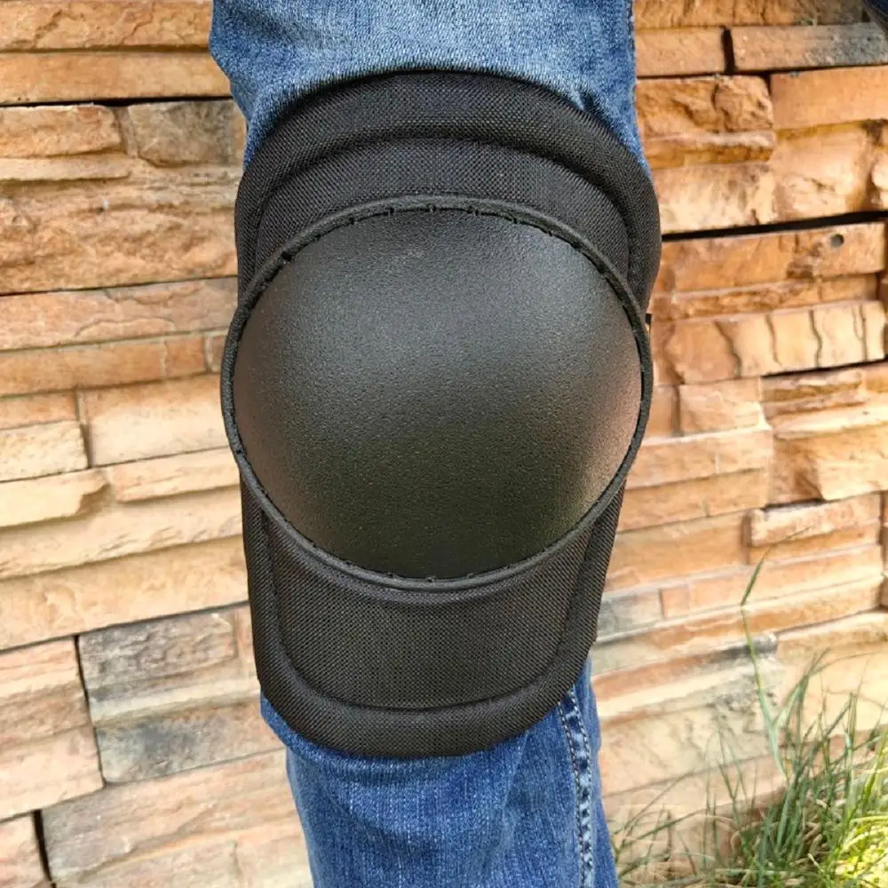 Swivel Cap Knee Pads for Cleaning, Flooring, Construction with Adjustbale Straps and No-Slip Plastic cap