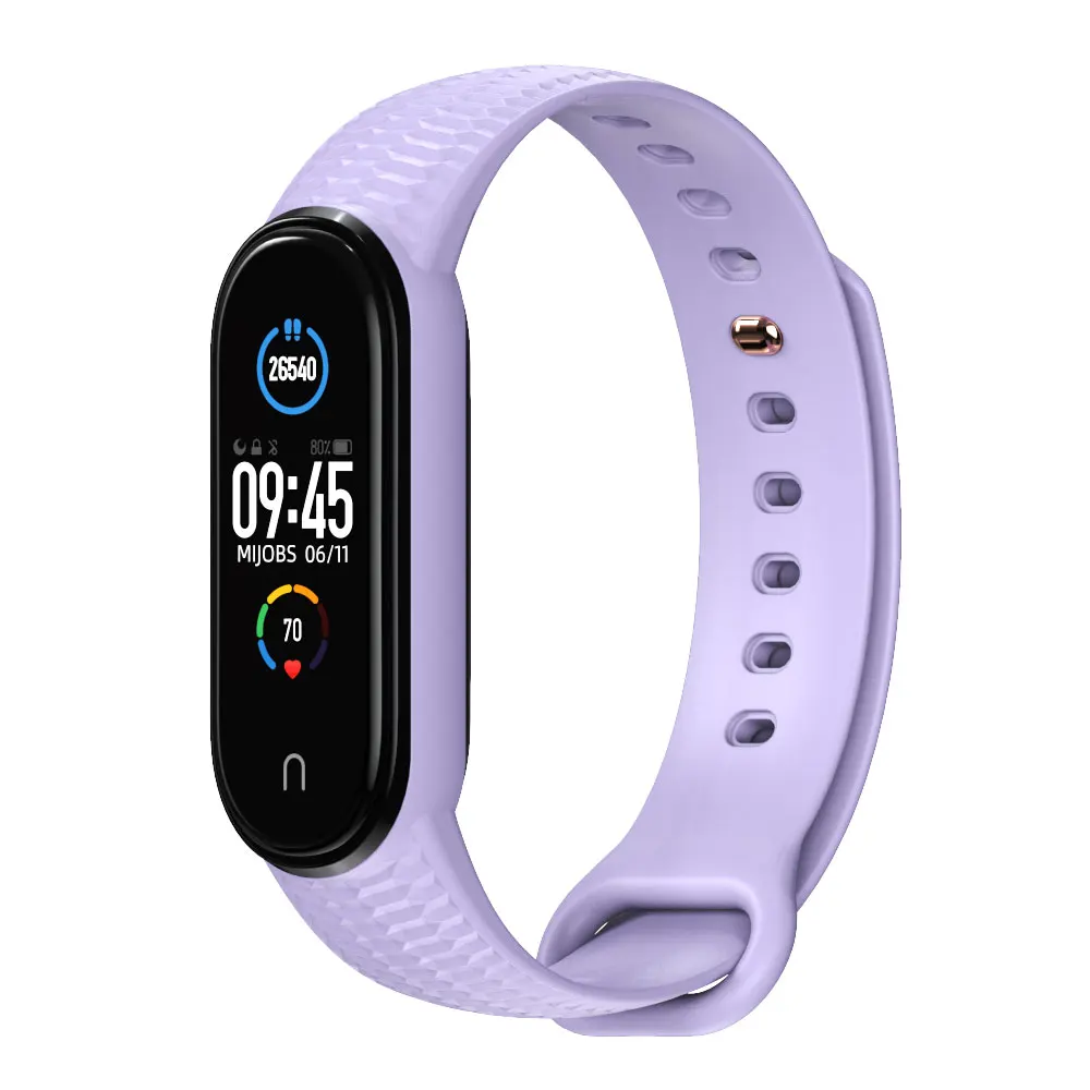 Браслет для Mi Band 5, 4, 3, браслет для Xiaomi Opaska My Band 5, силиконовый ремешок для Xiaomi Miband 4, ремешок для Xiaomi Mi Band 3