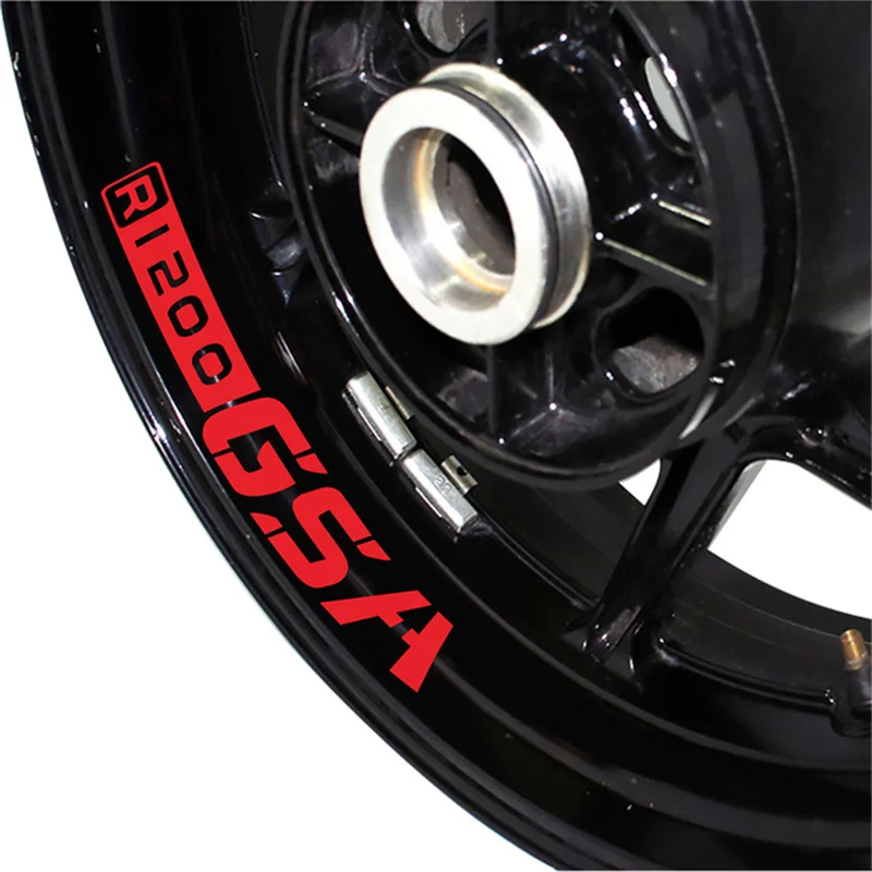 

Accessories For BMW R1200GSA Motorbike Front/Rear Wheel Tire Stickers Waterproof Reflective Decals Custom Refit Decoration