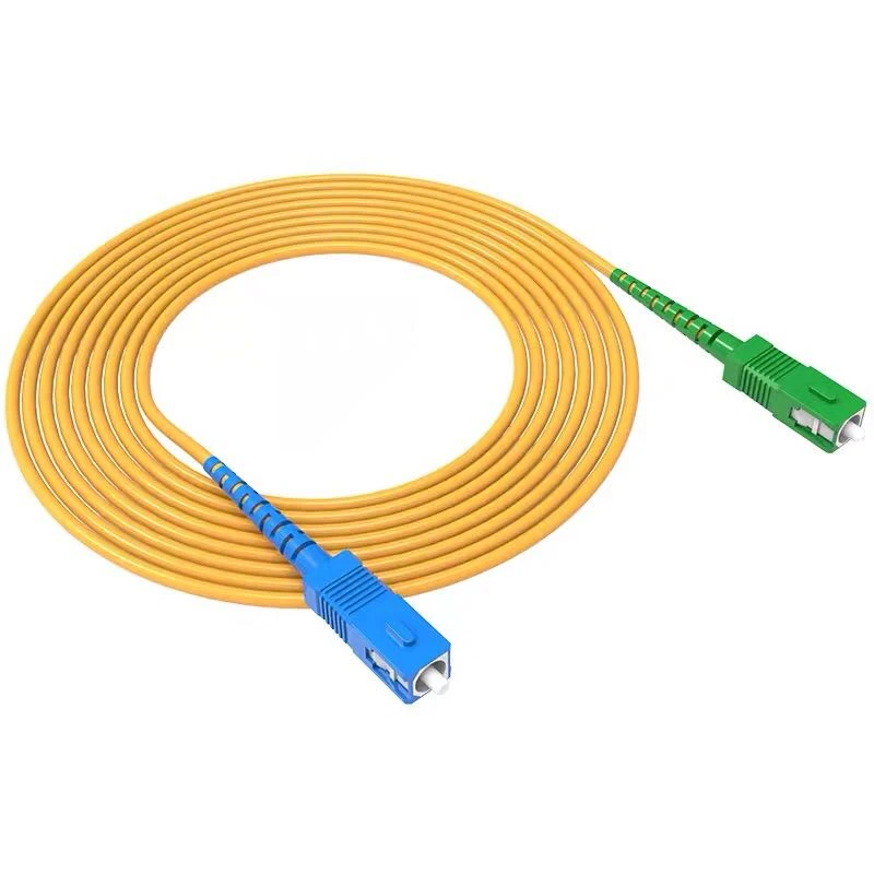 Imagem -04 - Ftth sc Apc-sc Upc Simples Singlemoode Lszh 3m Cabo de Remendo Óptico Cabo de Fibra Óptica 3.0 mm Jumper 1m 2m 20 Peças