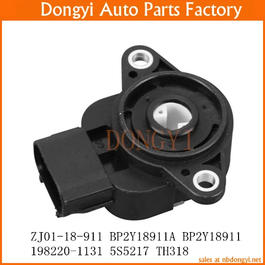 Throttle Position Sensor TPS OE No. ZJ01-18-911 ZJ0118911 BP2Y18911A BP2Y18911 198220-1131 5S5217 TH318