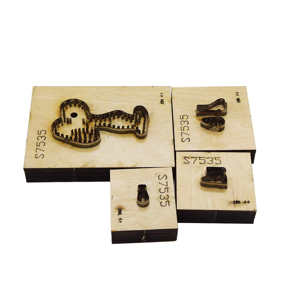 Wooden Cutting Dies Leather Die Craft, DIY Key Chain Pendant Decoration, Cutting Mold Suitable for Die Cutting Machine