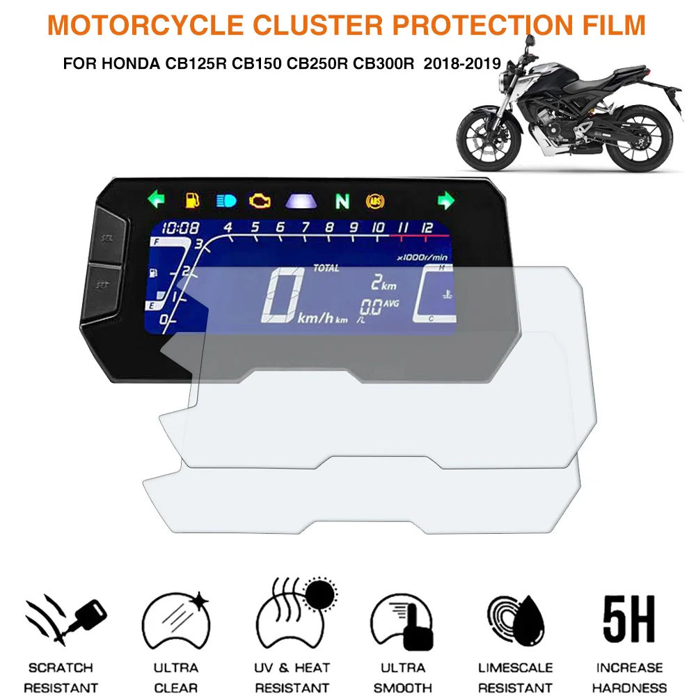 

Motorcycle Cluster Scratch Protection Film Screen Protector For Honda CB125 CB125R CB150 CB250R CB300R CB 125 125R 150 2018 2019