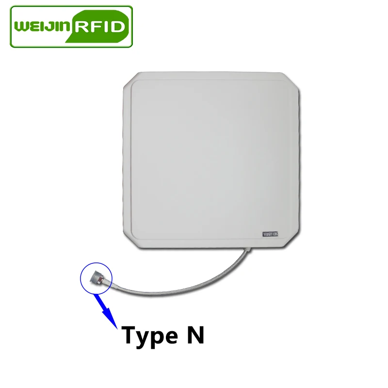 UHF RFID antenna VIKITEK 902-928MHz circular polarization gain 9DBI ABS long distance used for impinj R420 R220 alien 9900 F800