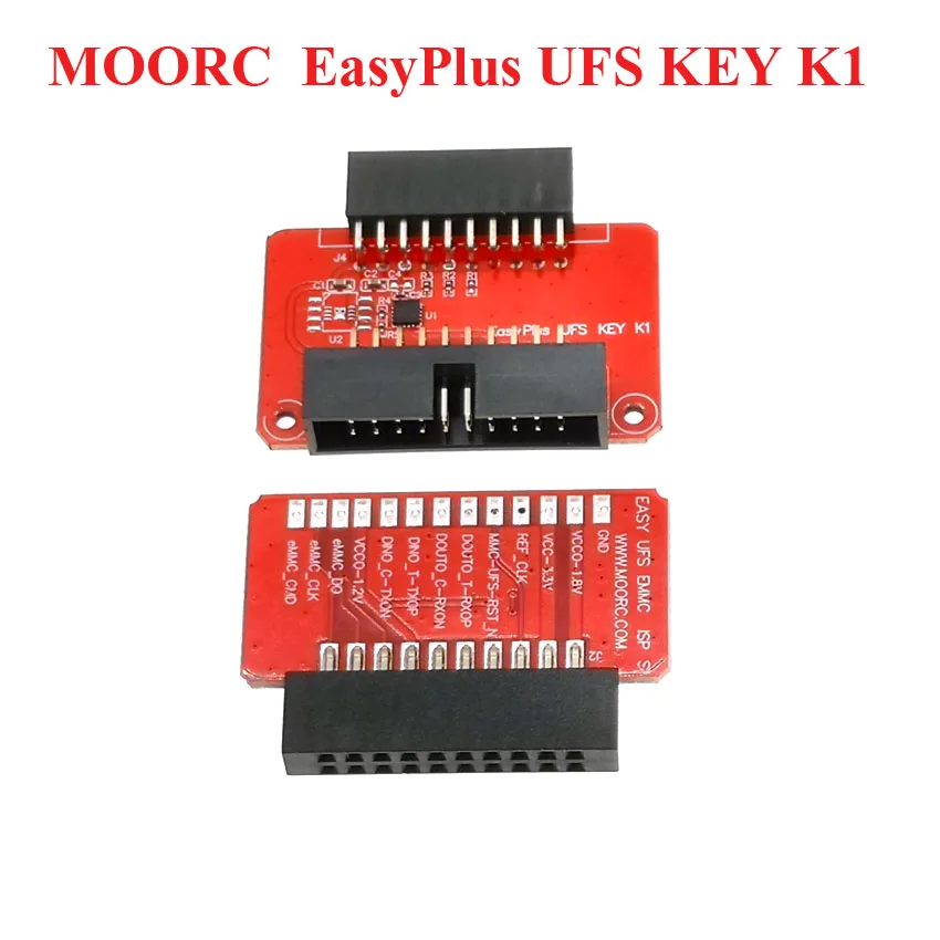 MOORC ICFRIEND Easyplus UFS key K1 EMMC ISP 2 in 1 adapter support Easy jtag box UFS BGA-254 / ICFriend modify tool adapter