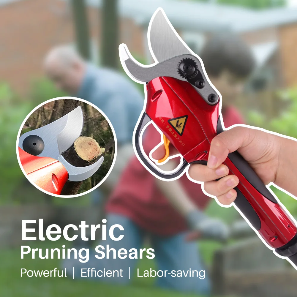 Podadora eléctrica SWANSOFT WSP-1 (juego completo de herramientas podadoras para vignetos y pomares), tijeras eléctricas, tijeras de podar eléctricas