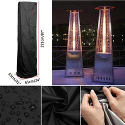 210D Waterproof Gas Pyramid Patio Heater Cover Garden Furniture Protector Waterproof Cover Garden Furniture Outdoor