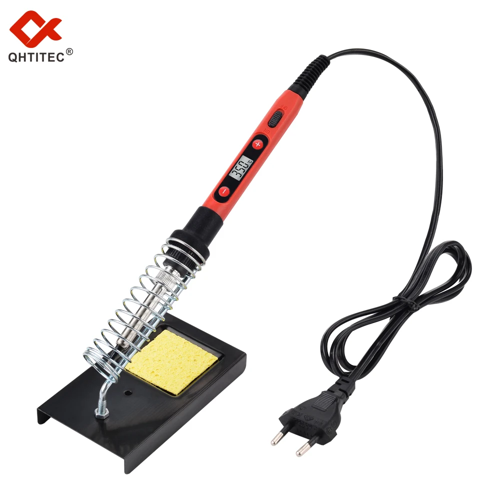 JCD New Soldering Iron Kit With Switch Adjustable Temperature 100W 220V/110V LCD Lighting Display Welding repair tools 908U iron