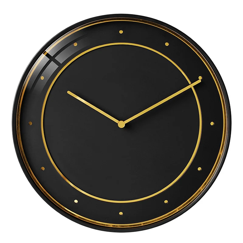 

Exquisite luxury modern art wall clock Simple home office wall decoration clock