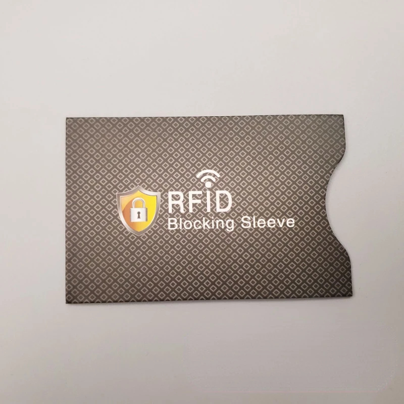 10pcs 안티 Rfid 지갑 차단 리더 잠금 은행 카드 홀더 Id 은행 카드 케이스 보호 금속 신용 카드 홀더 알루미늄