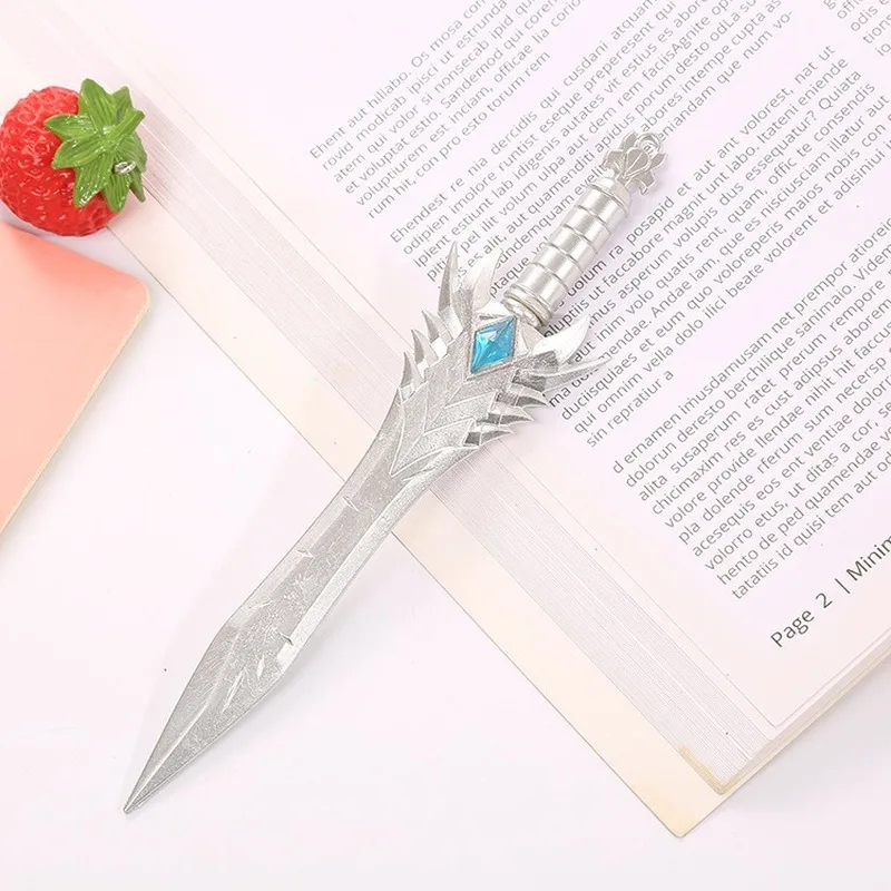 20PCs Gel Pen Creative Stationery Student Water-Based Paint Pen Cute Sword Shape Signature Pen Wholesale