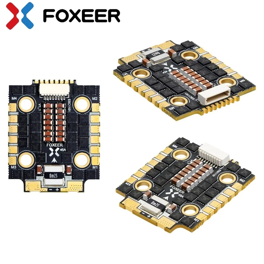 Foxeer Reaper Mini 4in1 45A 60A 65A BLheli32 3-6S 3-8S DSHOT1200 Brushless ESC For RC FPV Racing Freestyle Drones QuadcopterTran