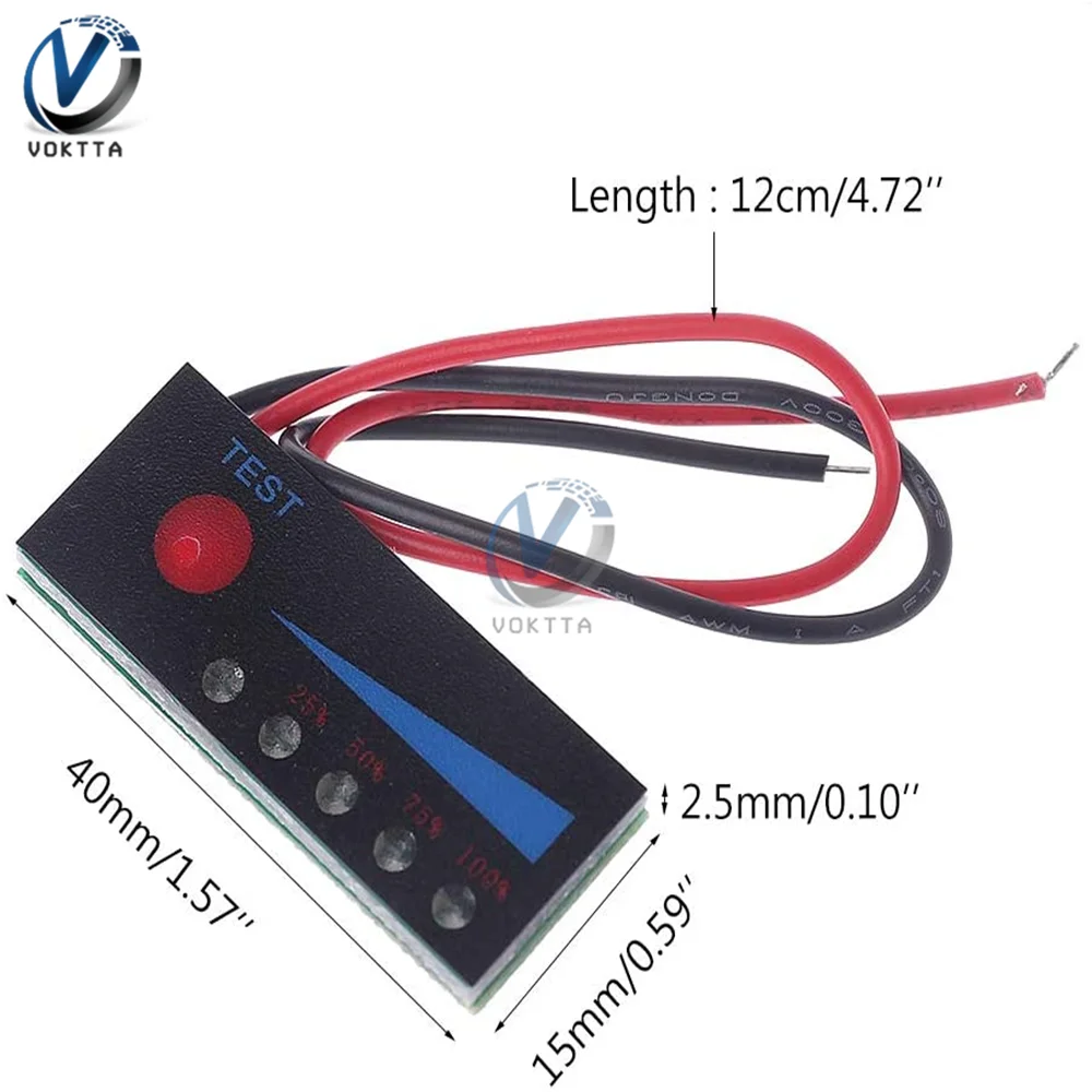 12V Lead Acid Battery Level Indicator LCD Display Tester 1S 2S 3S 4S 5S 6S 7S 18650 Li-ion Lithium Battery Capacity Indicator