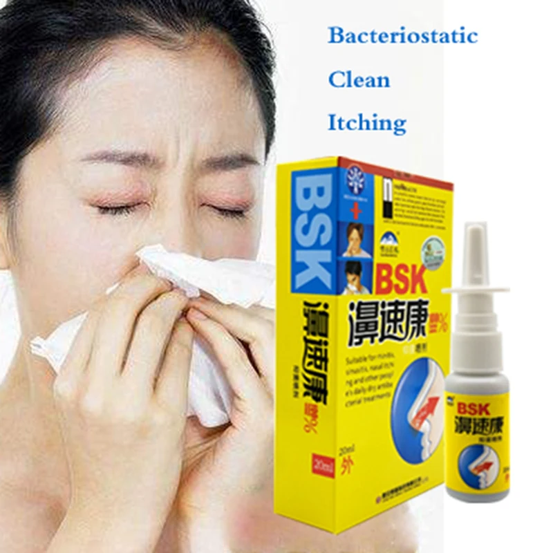 

1PC Powerful Rhinitis Spray Sinusitis Nasal Congestion Itchy Allergic Nose Medicine Chinese Nosal Spray Pointed Shape