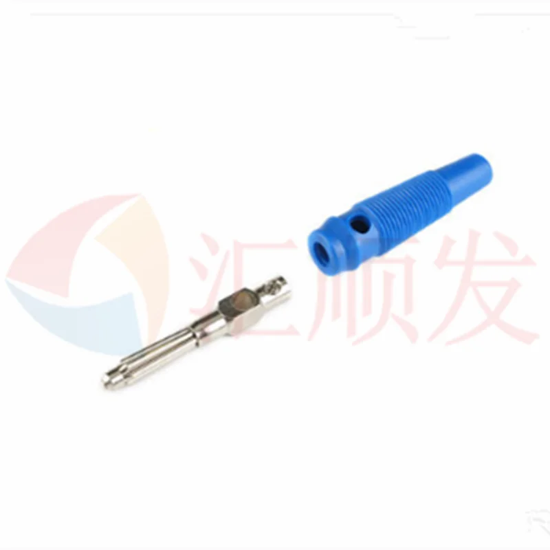 4mm 바나나 플러그 순수 구리 니켈 도금 32A 고전류 고전압 커넥터, 스피커 케이블, 바나나 헤드 랜턴 플러그