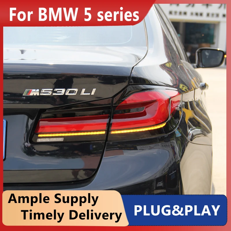 

Запчасти для автомобильных задних фонарей для BMW 5 серии G30 G38 M5 525i 530i 2021 Тип задних фонарей Задние фонари Светодиодный сигнал заднего хода Парковка FACELIFT