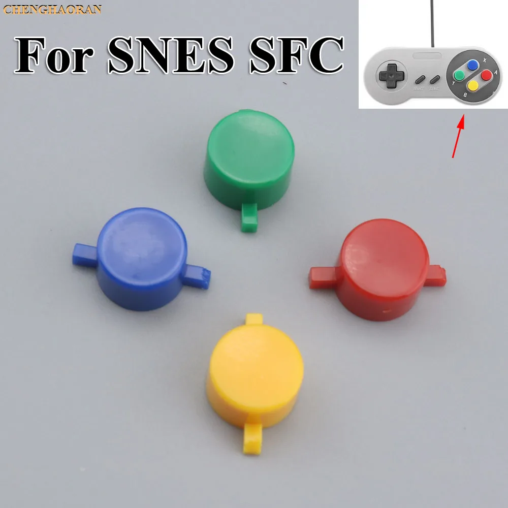 ChengHaoRan 1Set For SNES Super NES Plastic Buttons A B X Y Replacement Controller For Nintendo SFC