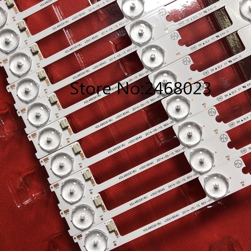 LED Backlight Strip for KDL48JT618A KDL48SS518U KDL48SS618U 48F10M4 48L2400 PH48S61 DI4844 Dl4845 35018539 35018540 35018541
