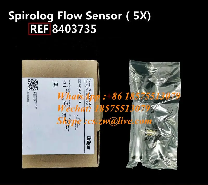 

Original Drager Flow Sensor Exhaled Savina Ventilator Flow Sensor 8403735