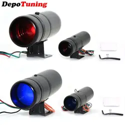 DepoTuning Red and Blue Led Adjustable Tachometer Rpm Tacho Gauge Pro Shift Light 1000-11000 Universal