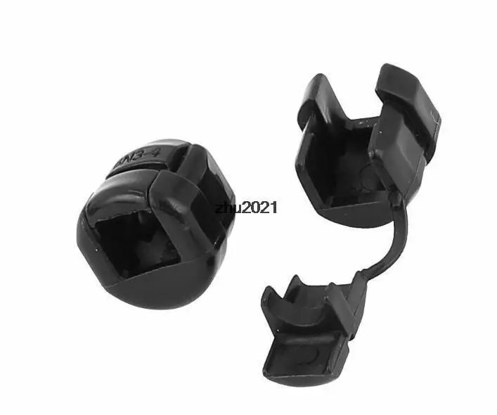 100Pcs HDB-6N3-4 라운드 케이블 와이어 스트레인 릴리프 부시 그로멧 7mm 직경
