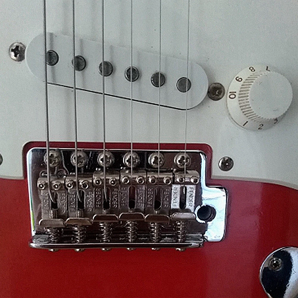 6 stücke Gitarre Brücke Pull String Code Elektrische Gitarre Sattel Gitarre Brücke String Sattel für ST Elektrische Gitarre Zubehör – Detail 9