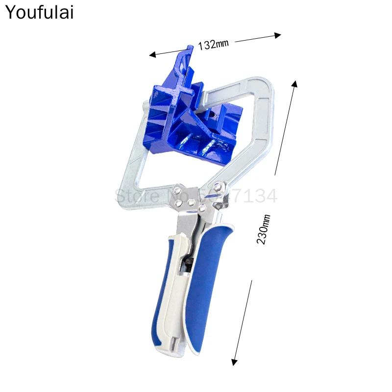 8d, Auto-adjustable 90 Degree Right Angle Woodworking Clamp Quick Clamp Pliers Picture Frame Corner Clip Hand Tool T-Clamp