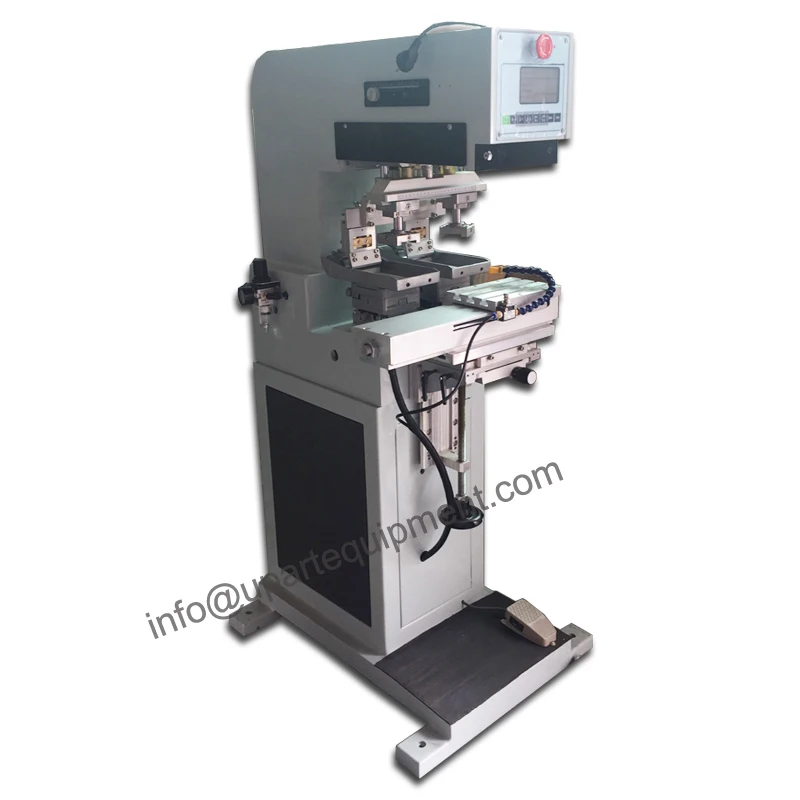 Automatic Double Color Pad Printer South Africa Bottle Pad Printing Machine Two Colour