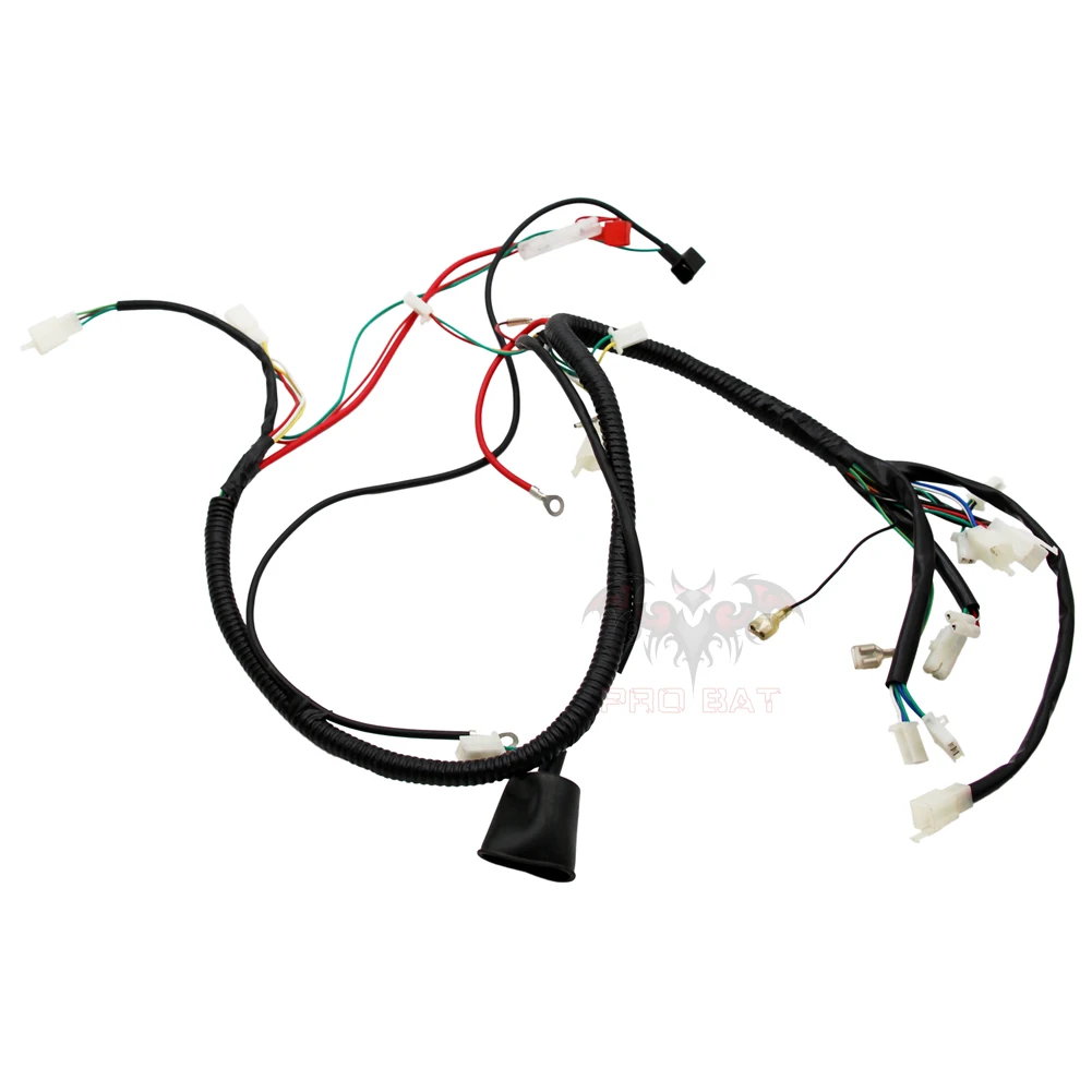 Electrical Wiring Harness Wire Loom for GY6 125cc 150cc ATV Quad Moped Scooter Sunl Roketa