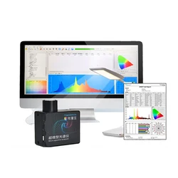 Hopoocolor Mini Spectrometer Handheld CCT CRI Meter for spectral illuminance meter  HPCS300