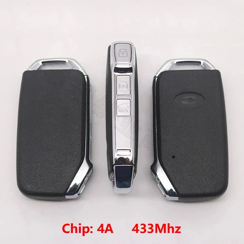 433Mhz with 4A Chip 3 Buttons Car Keyless Smart Remote Key for KIA K5 Forte Sportage Cerato Intelligent Smart Key