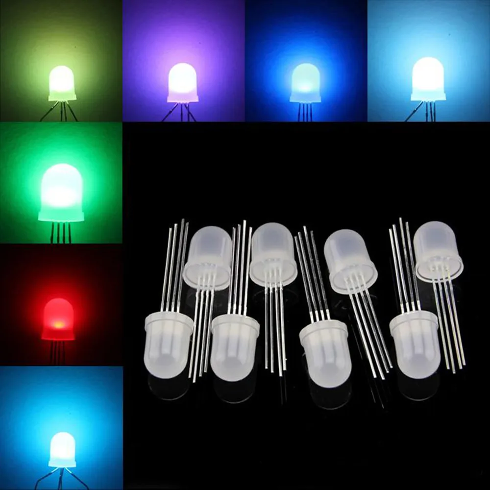 DC5V Diffused round hat RGB LED with WS2811 PL9823 APA106 chipset inside,5mm 8mm Neo pixel Arduino led chips RGB full color