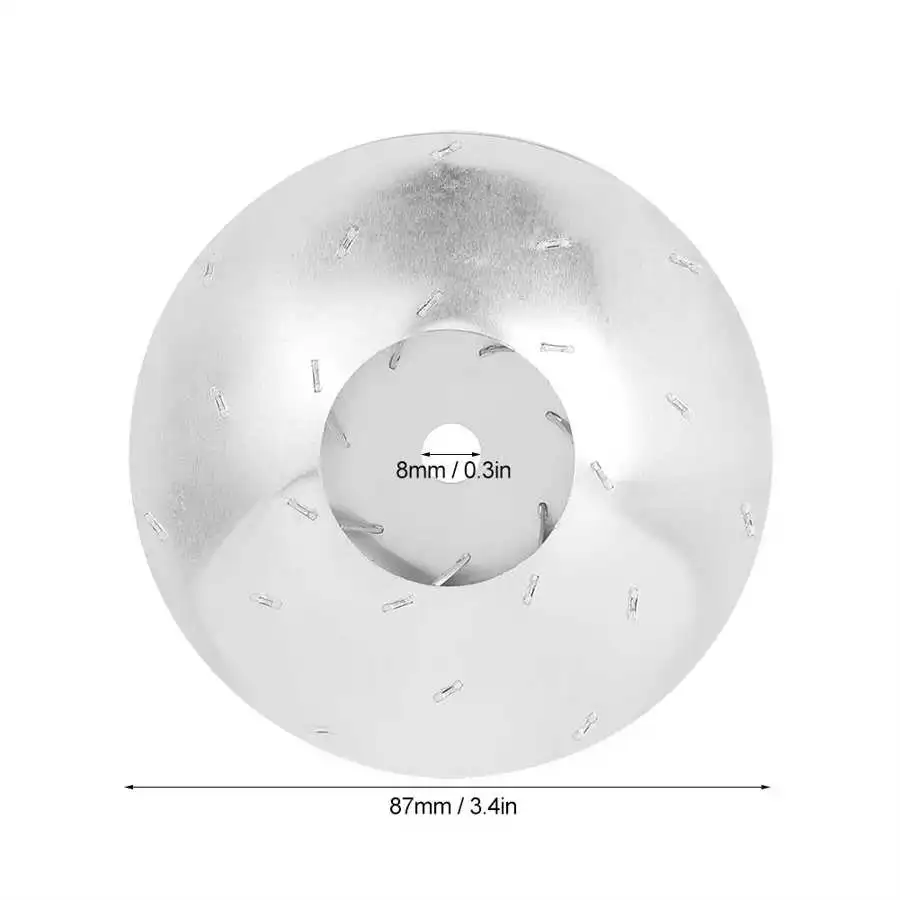 8ミリメートルアルミ掃除機モータ回転ファンブレード交換用アクセサリー87ミリメートル直径掃除機パーツ
