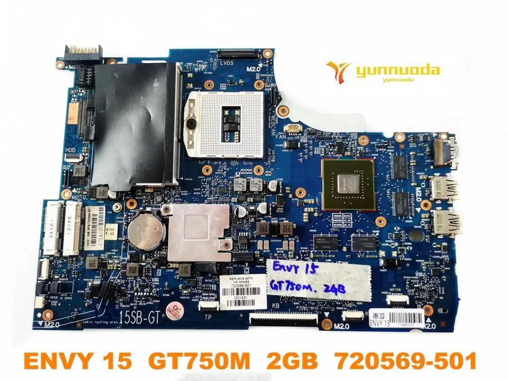 

Original for HP ENVY 15 15-J laptop motherboard ENVY 15 GT750M 2GB 720569-501 tested good free shipping