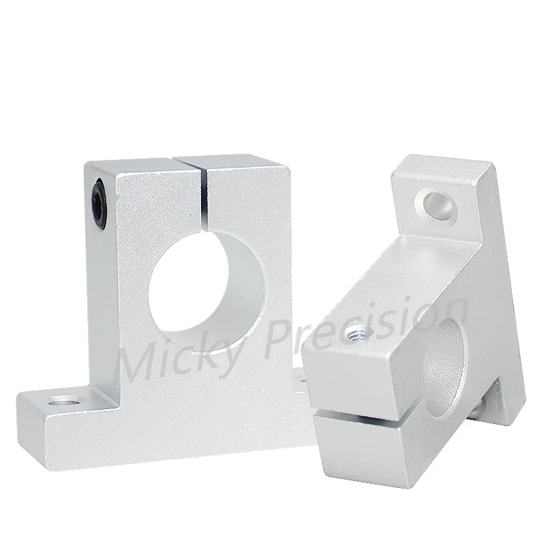 3D Printer Shaft Supports Precision Cast Linear Rod Rail Linear Guide Shaft Linear Ooptical Aaxis Aluminium Alloy 3-60mm