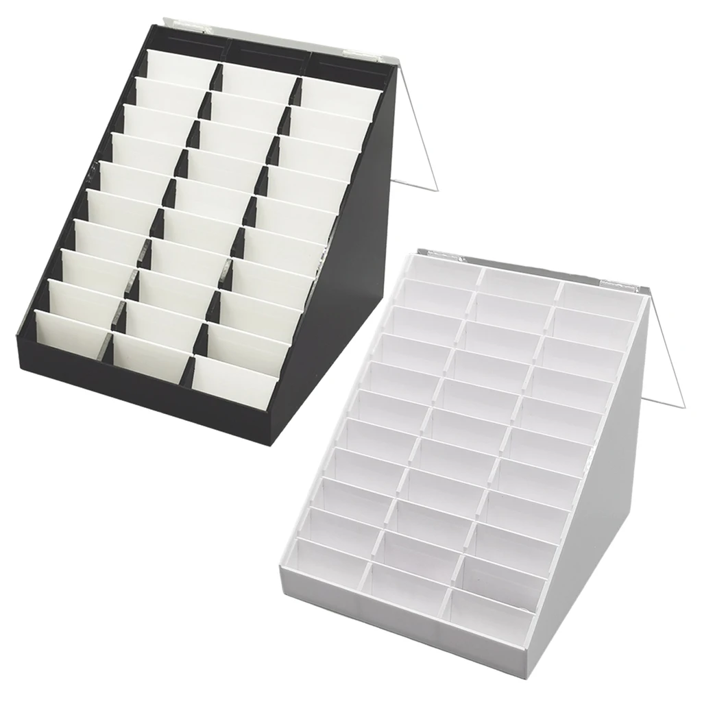 Manicure Nail Art Practice Display Stand False Tip Holder Make Sample False Nail Stand Holder Storage Case Acrylic Board