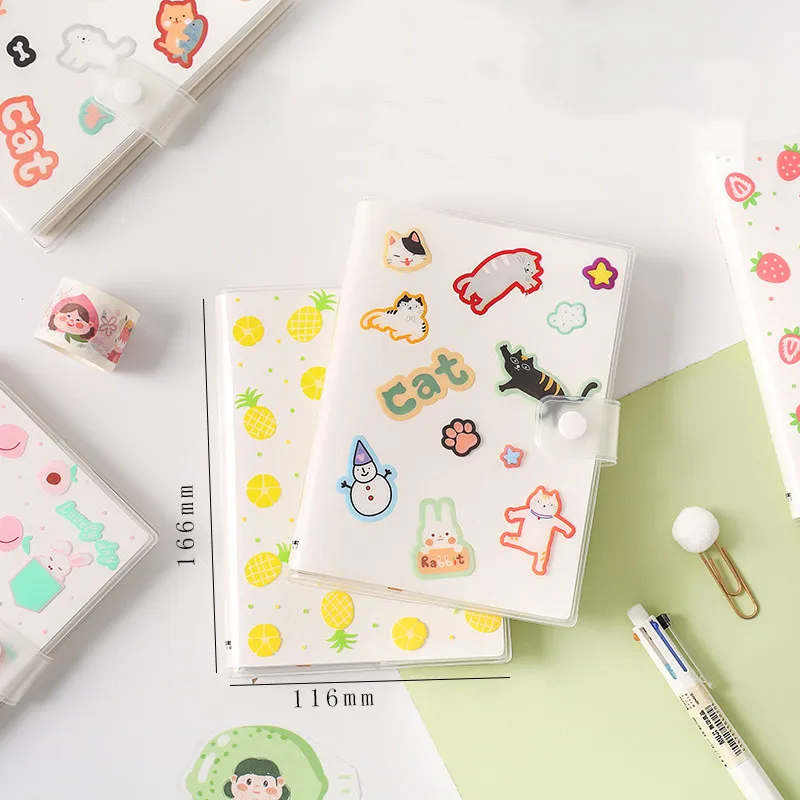 Newest 128 Sheets Kawaii Animal Fruit Notebook Memo Planner Dairy Monthly To Do It Plan Notepad Paperlaria Girls Birthday Gift