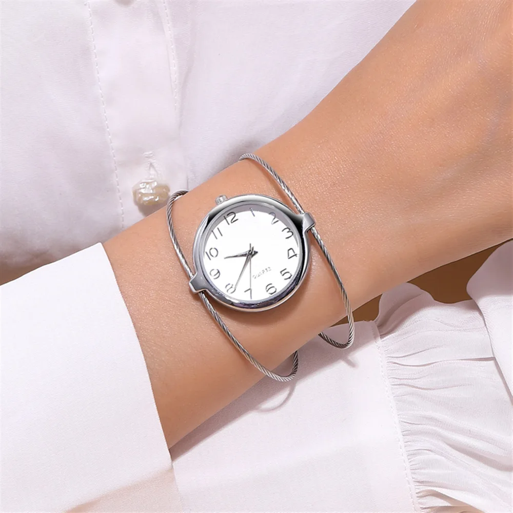 Women Elegant Dress Watch 2021 New Fashion Casual Bracelet Wristwatch Analog Female Personalized Simple Clock Relogio Feminino