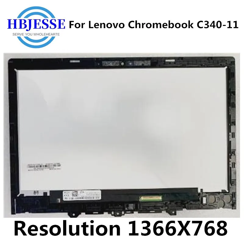 Test well For Lenovo Chromebook C340 C340-11 Laptop LCD Screen Assembly 11.6 inch HD (1366 X 768) NV116WHM-T00