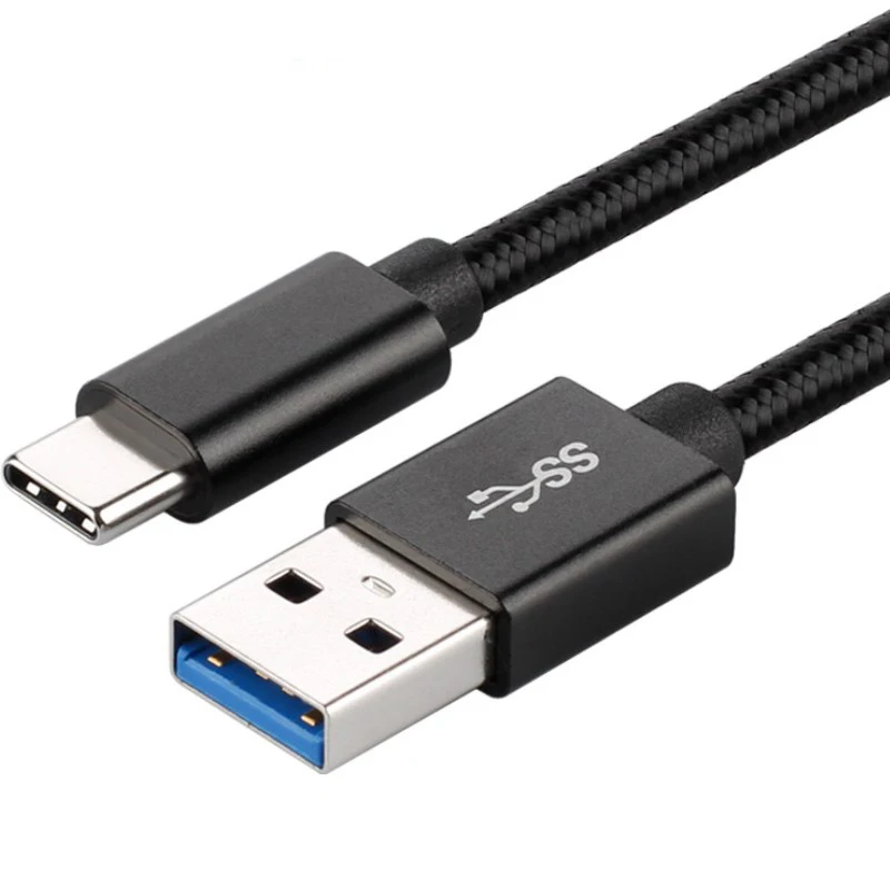 

USB3.0 Type-c USB C to USB 3.0 Male data and fast charging cable with braide for tablet mobilephone for Samsung xiaomi huawei