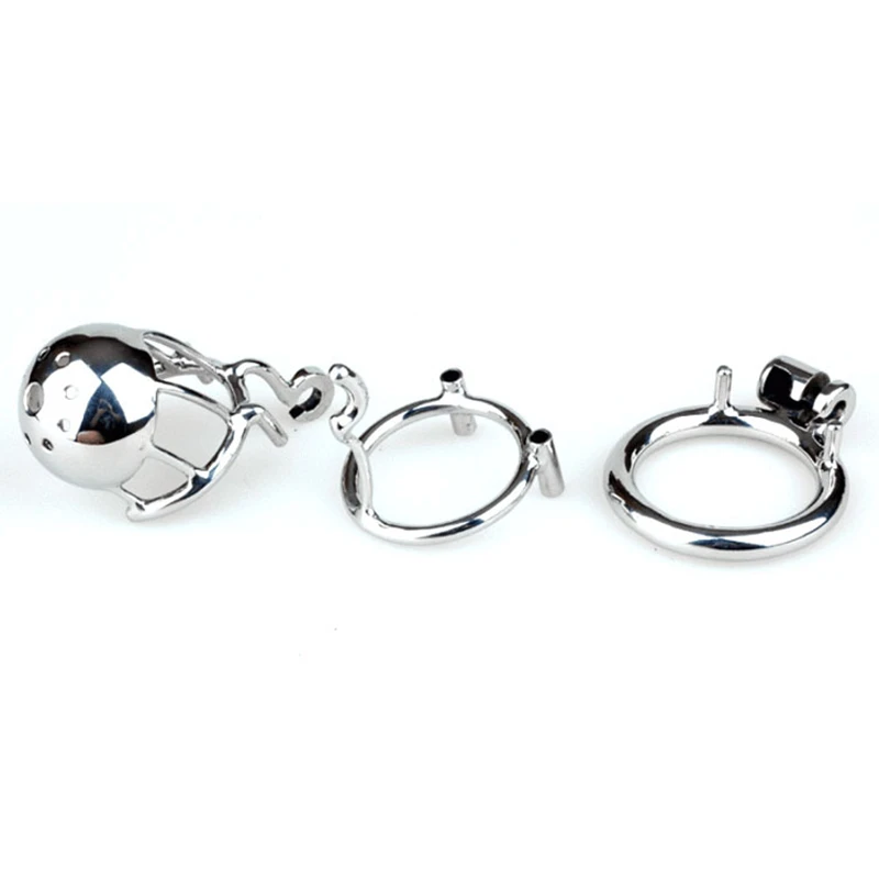 New 316L Stainless Steel Male PA Chastity Device,Penis Ring,Cock Cage with Plug,Penis Lock,Chastity Belt,Adult Sex Toys For Men