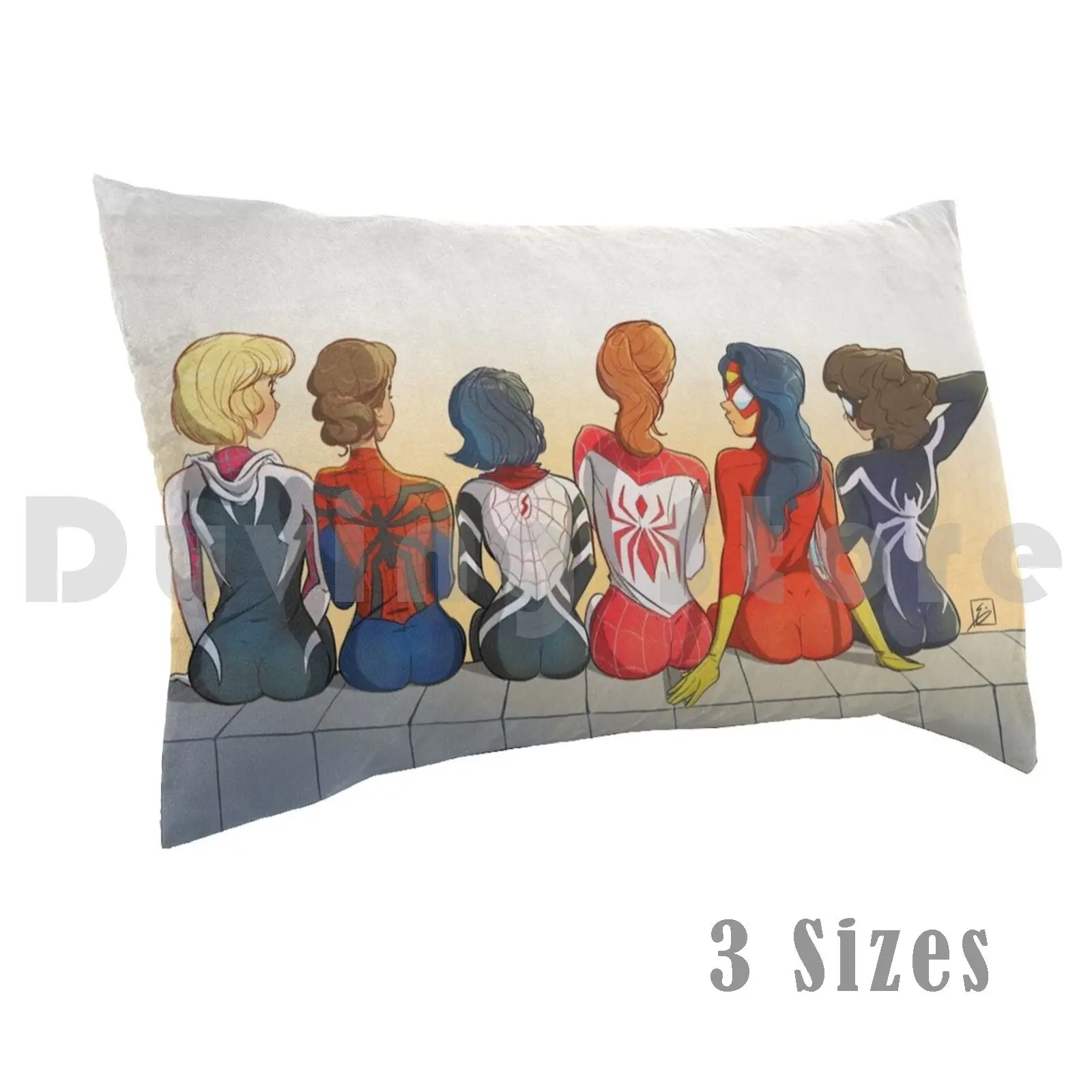 Spider Girls Back CatalogPillow case Spiderverse Spidergirls Spider Gwen Spidergwen Gwen Stacy Spider