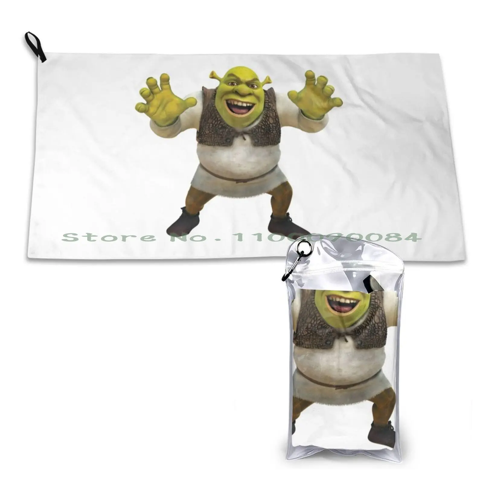 Shrek no Banho: A Toalha Mágica para o Dia a Dia com Estilo Kawaii e Praticidade