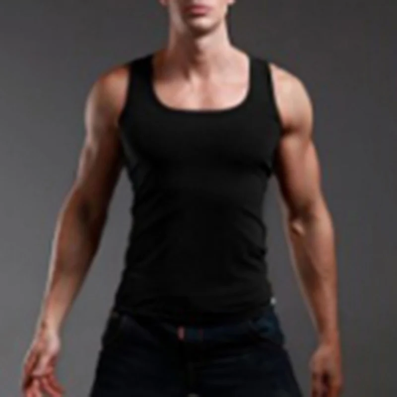 Men\'s Underwear Cotton Tank Top Men High Quality Bodybuilding Singlet Sleeveless Slim Fit Vest Men Tank Tops