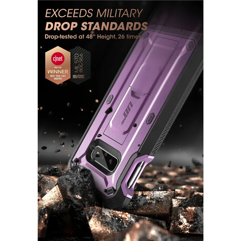 SUPCASE For Samsung Galaxy S10e Case 5.8 inch UB Pro Full-Body Rugged Holster Case with Built-in Screen Protector & Kickstand