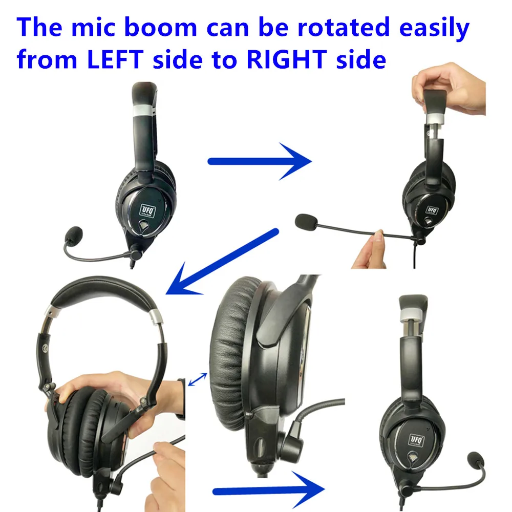 New UFQ A7 ANR aviation headset- SMALL Boss A-20  the same ANR level function BUT much lighter and more comfortable