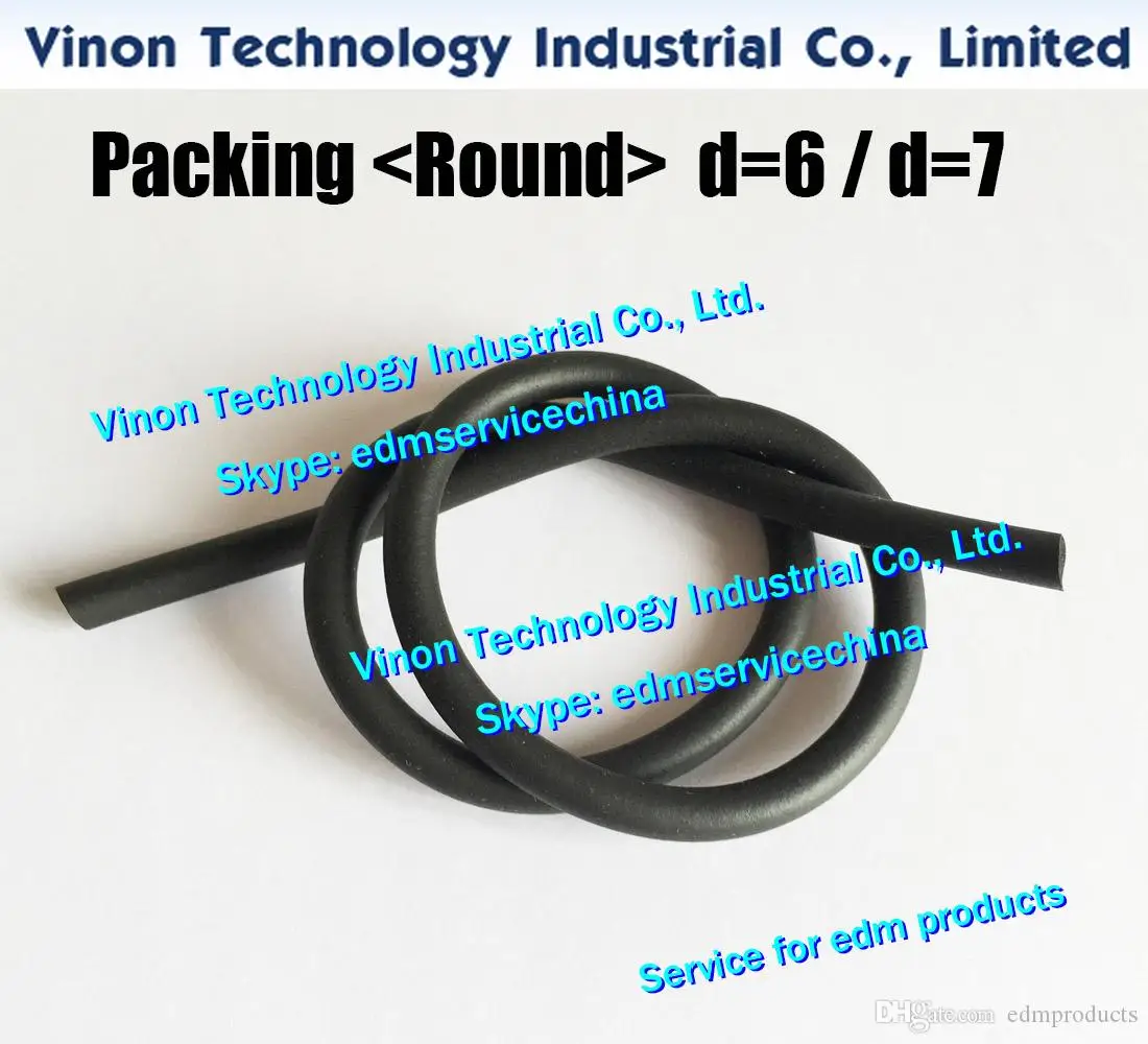 

(2pcs/lot) 3536531 A325 edm Seal Packing Round D=7mm, Sodic A325 Tank seal strip 7mm for Slide Plate