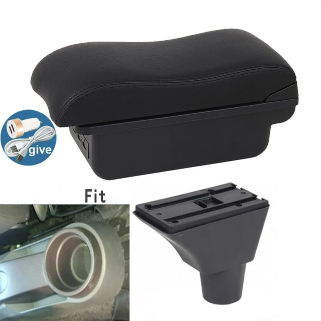 For Seat Ibiza Armrest Box Arm Elbow Rest Center Console Storage Case Modification Accessories with Cup Holder USB Port image 3